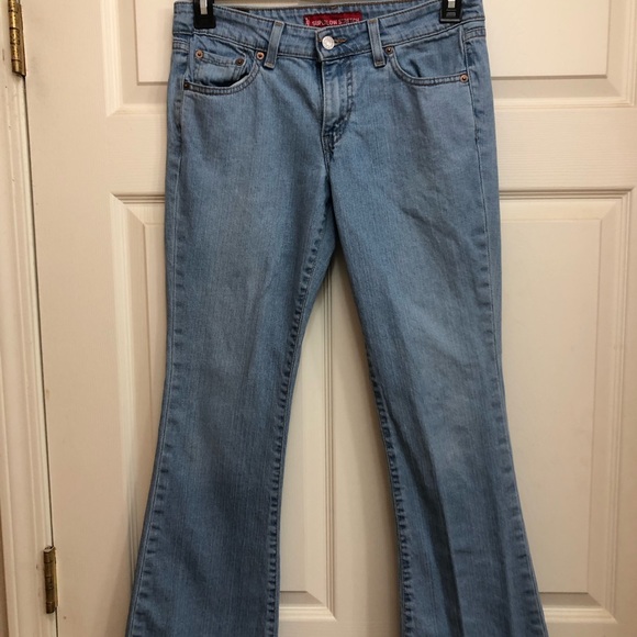 Levi's Light Blue Flare Jeans juniors size 5 - Picture 1 of 5